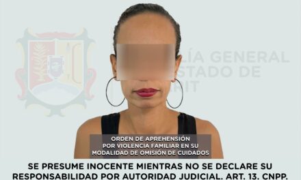 APREHENDIDA POR VIOLENCIA FAMILIAR EN SU MODALIDAD DE OMISIÓN DE CUIDADOS