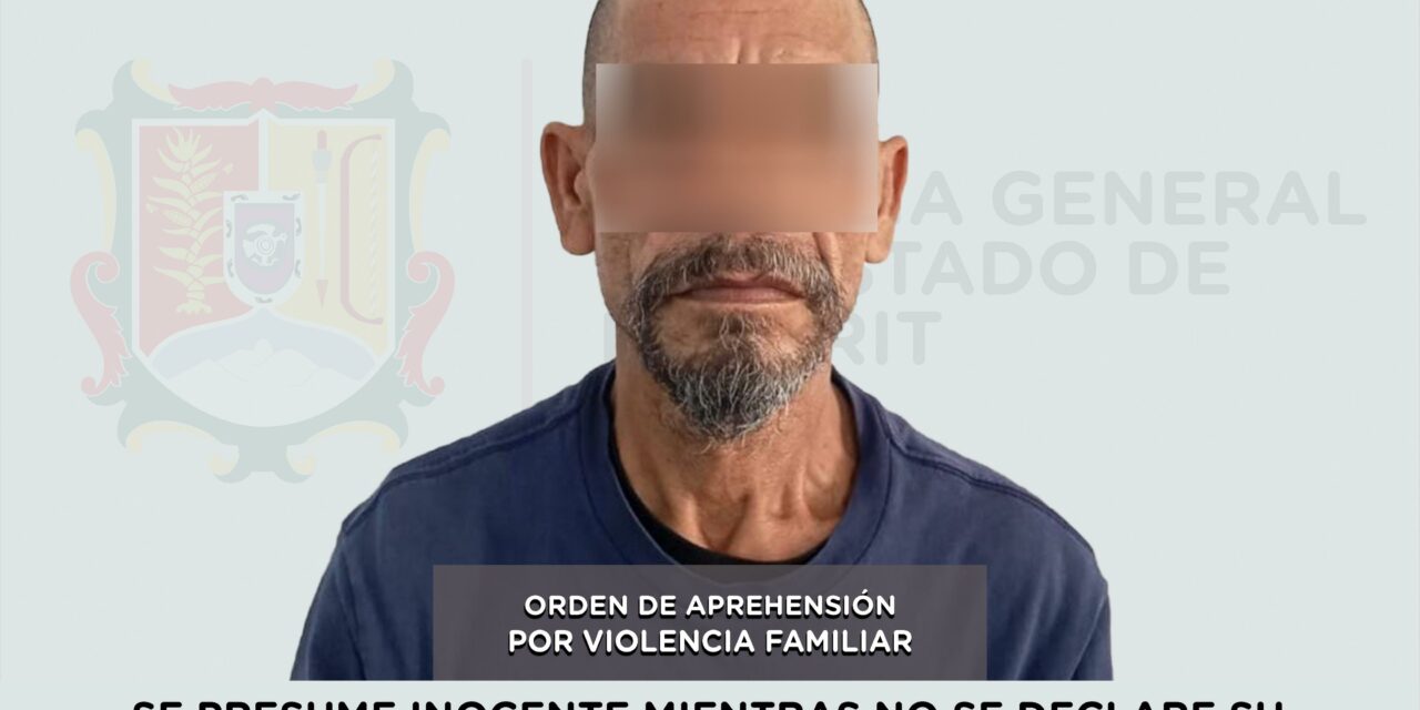 CAPTURADO PRESUNTO RESPONSABLE DE VIOLENCIA FAMILIAR