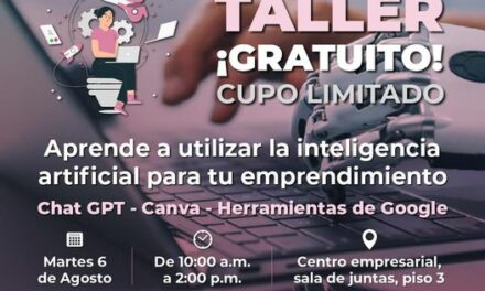 Se impartirá taller gratuito de Inteligencia Artificial para emprendedores en Bahía de Banderas