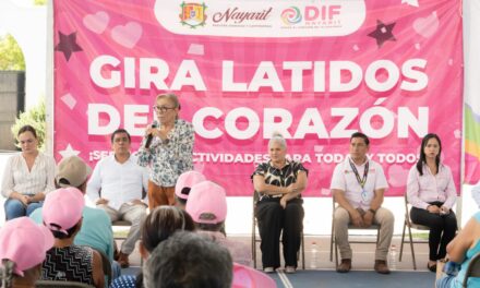 Beatriz Estrada reafirma su compromiso con las familias de Santiago Ixcuintla