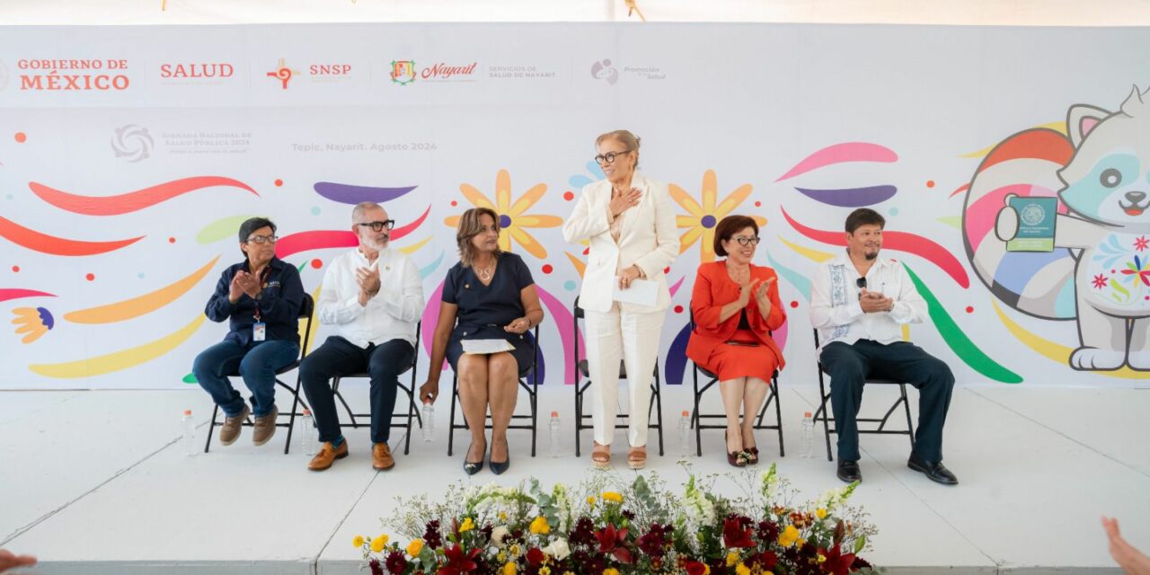 Encabeza Beatriz Estrada inicio de la Jornada Nacional de Salud Pública 2024