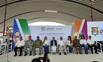 Marina participa en campaña estatal de prevención del delito en Tepic, Nayarit