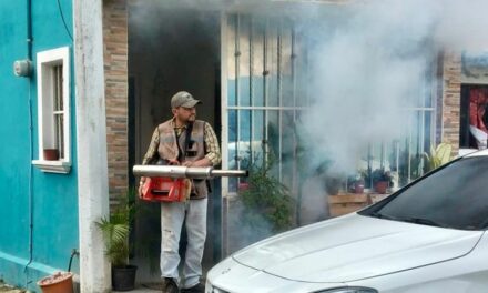 Continúan los trabajos de nebulización en Tepic para combatir el dengue