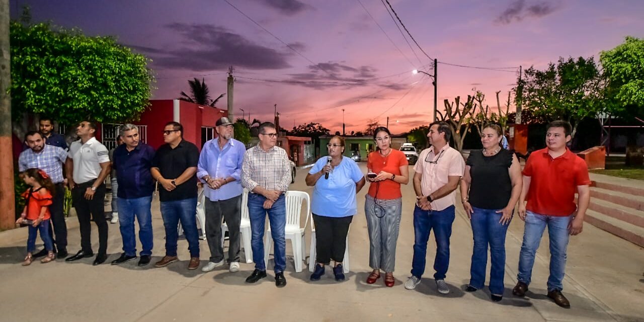 POR PRIMERA VEZ EN LA HISTORIA DE MAZATLÁN, EL ALUMBRADO PÚBLICO CAMBIA AL 100 POR CIENTO EN LA ZONA RURAL