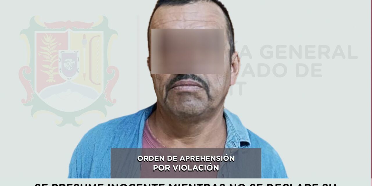 DETENIDO PRESUNTO RESPONSABLE DE VIOLACIÓN