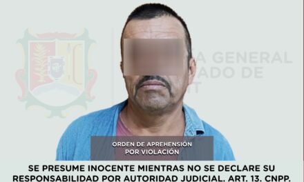 DETENIDO PRESUNTO RESPONSABLE DE VIOLACIÓN