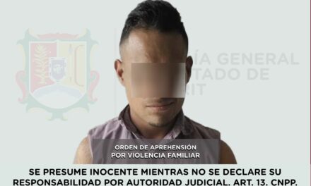 APREHENDIDO EN IXTLÁN DEL RÍO POR VIOLENCIA FAMILIAR