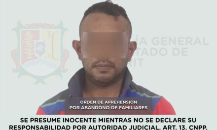 APREHENDIDO PRESUNTO RESPONSABLE DE ABANDONO DE FAMILIARES