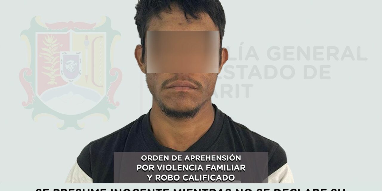 CAPTURADO POR VIOLENCIA FAMILIAR Y ROBO CALIFICADO