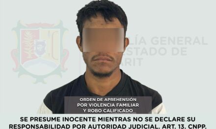 CAPTURADO POR VIOLENCIA FAMILIAR Y ROBO CALIFICADO