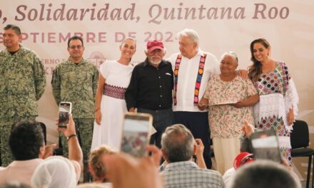 ’’SOMOS TESTIGOS DE QUE LA PROSPERIDAD ESTÁ LLEGANDO AL PUEBLO DE QUINTANA ROO’’: CLAUDIA SHEINBAUM