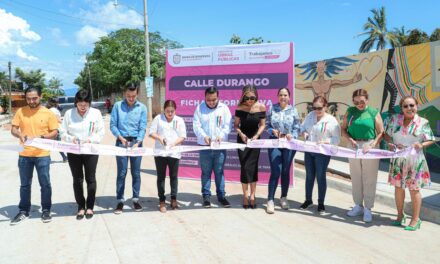 Realiza la alcaldesa Lía Saraí Castro Díaz de León la última jornada de entrega de obra