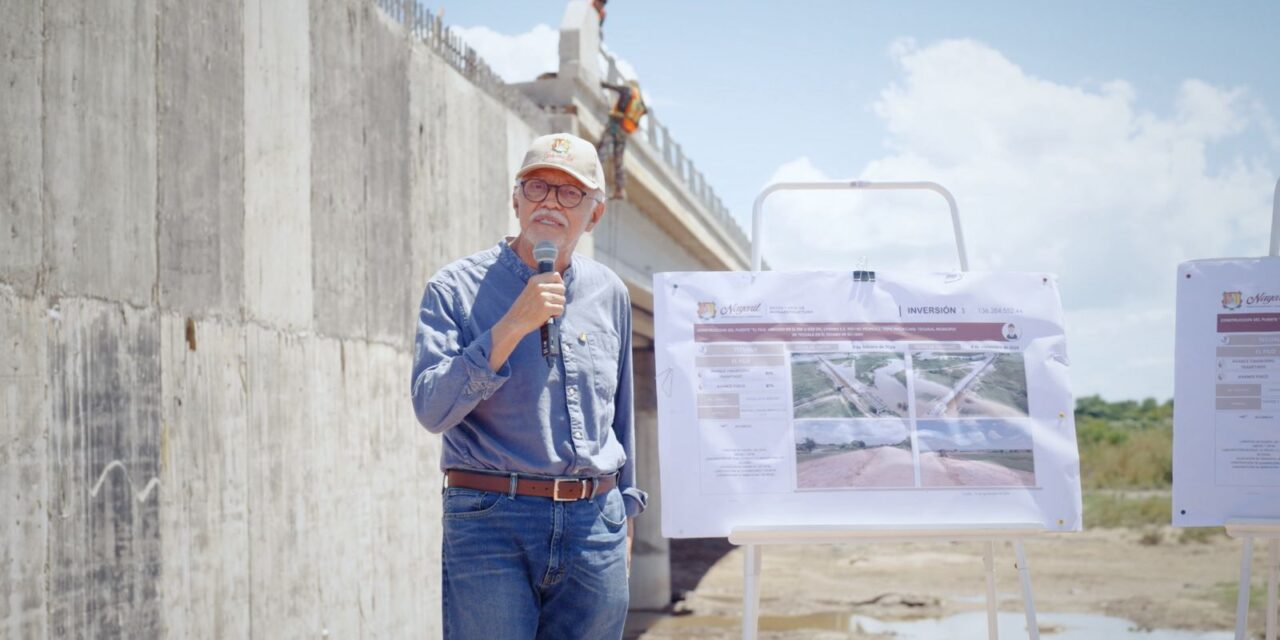 Se lleva a cabo la construcción del puente “El Filo”