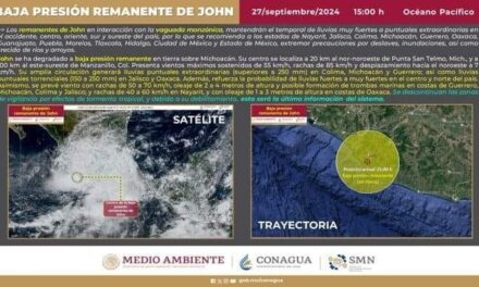 Descartan autoridades efectos ciclónicos del CT ‘Jonh’ para esta región