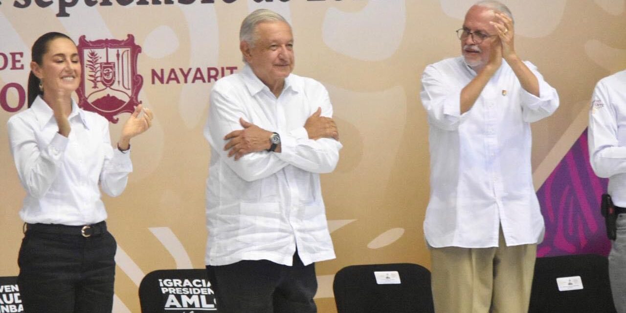 El gobernador del estado Nayarit, Miguel Ángel Navarro Quintero, expresó su agradecimiento al presidente de la República, Andrés Manuel López Obrador, por su labor transformadora a lo largo de su mandato