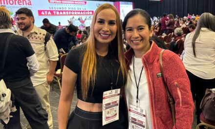 ACOMPAÑA DESDE PV FLOR MICHEL A MARÍA LUISA ALCALDE NOMBRADA PRESIDENTA NACIONAL DE MORENA