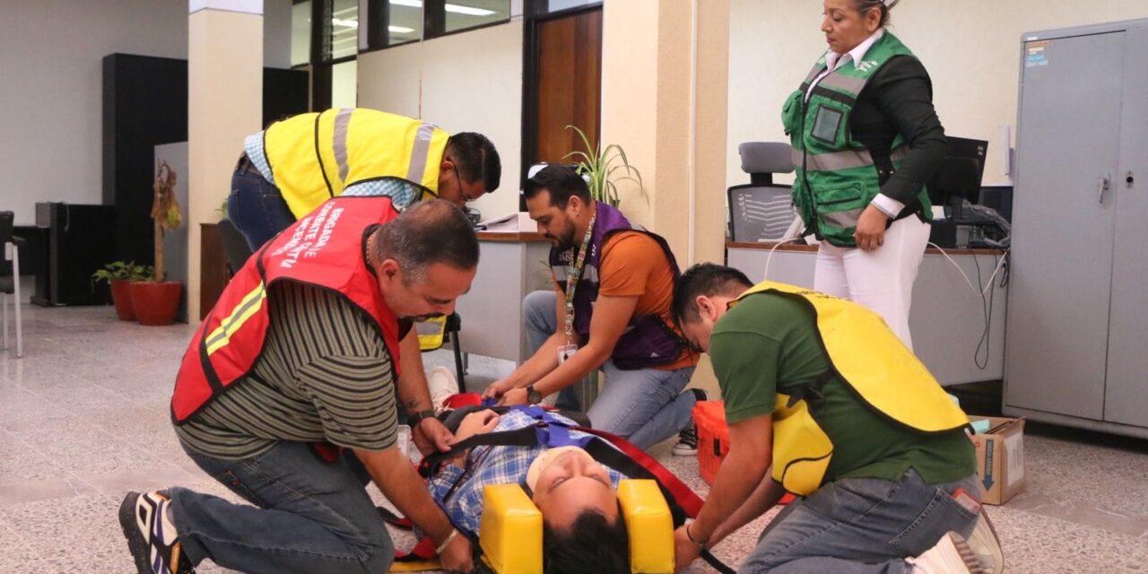 ACTIVA IMSS NAYARIT PROTOCOLOS DE EMERGENCIA EN SIMULACRO NACIONAL 2024