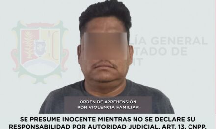 DETENIDO POR EJERCER VIOLENCIA FAMILIAR CONTRA UNA MUJER