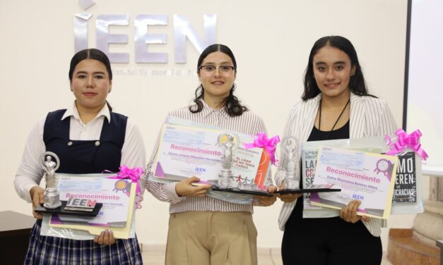 IEEN premia a las y los ganadores de concursos de Cortometraje democrático, Relatos y Experiencias del Proceso Electoral Local 2024 y Oratoria