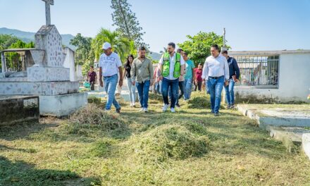 Gobierno de Luis Munguía embellece los panteones municipales