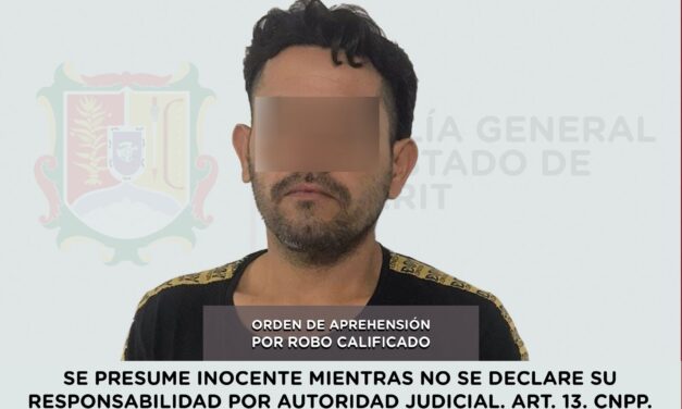 APREHENDIDO EN TEPIC POR ROBO CALIFICADO