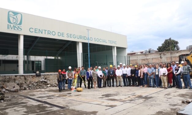 Inicia obra de construcción de alberca semiolímpica en el Centro de Seguridad Social del IMSS, en Tepic