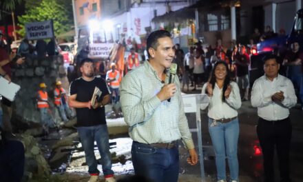 HÉCTOR SANTANA INAUGURA SU DÉCIMA OBRA EN EL GUAMÚCHIL Y ANUNCIA MÁS MEJORAS PARA LA COMUNIDAD