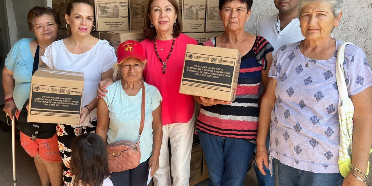 DIF Escuinapa entrega despensas a familias beneficiarias de la cabecera municipal