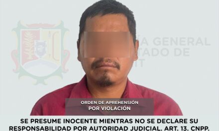 APREHENDIDO EN TEPIC POR EL DELITO DE VIOLACIÓN