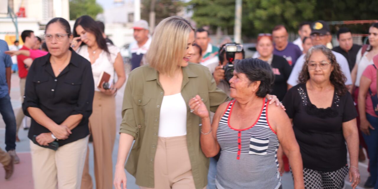 PONE EN MARCHA ESTRELLA PALACIOS PAVIMENTACIÓN EN DOÑA CHONITA