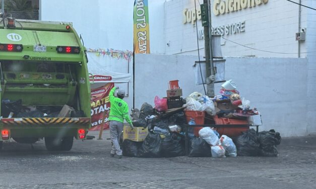 Se regulariza la recolección de basura en el centro de Vallarta