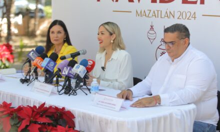 Con grandes atractivos y novedades, Estrella Palacios invita a los mazatlecos y turistas a la Villa Navideña