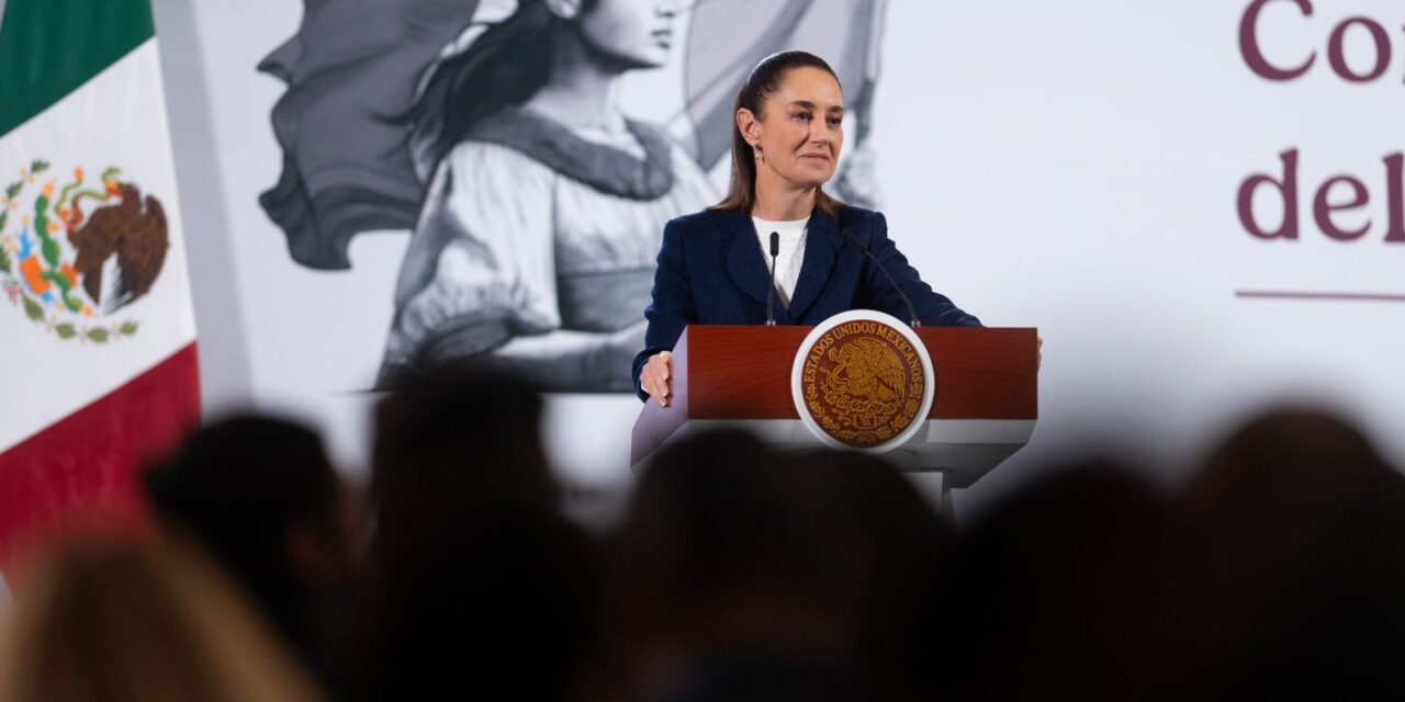 CELEBRA PRESIDENTA CLAUDIA SHEINBAUM UNIÓN DE TODAS LAS FUERZAS POLÍTICAS DEL PAÍS EN DEFENSA DE MÉXICO ANTE REVISIÓN DEL T-MEC