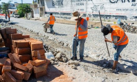 En marcha obra de rehabilitación de líneas de agua potable en calle Alemania