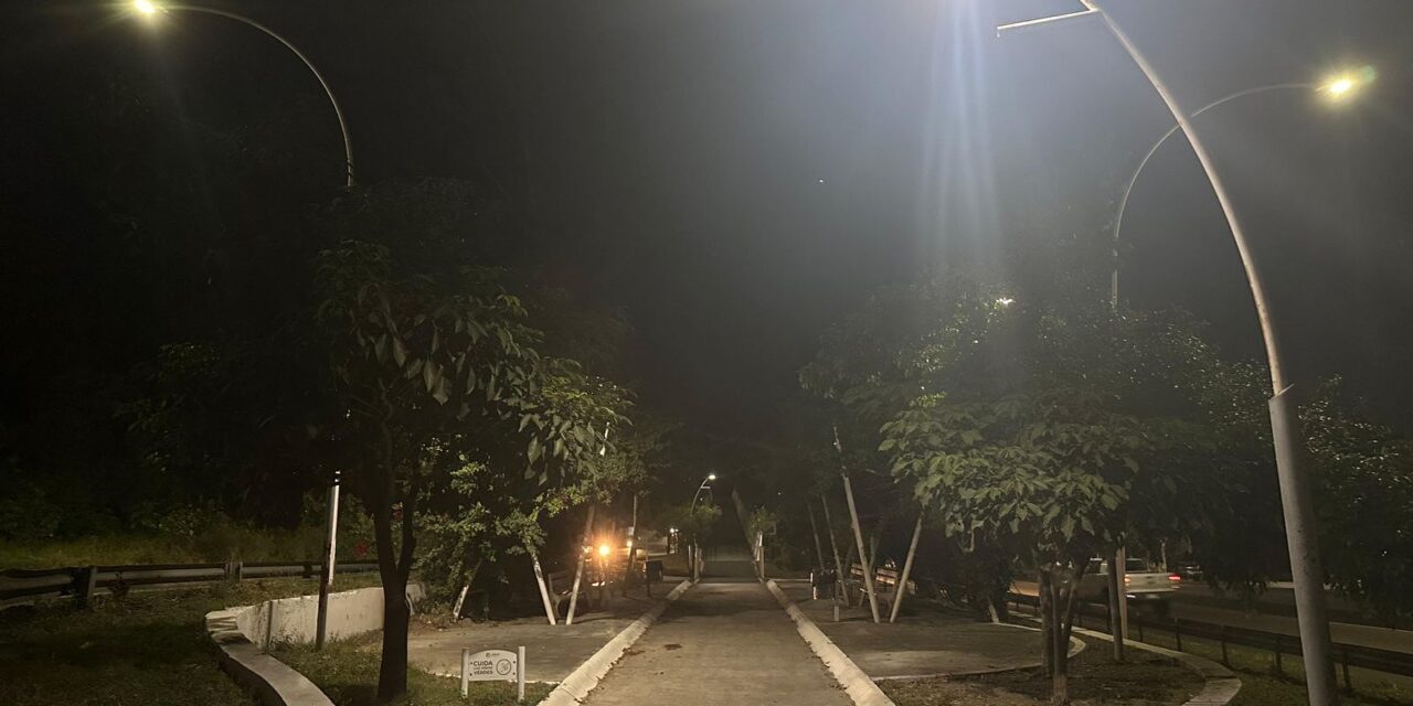 Libramiento Carretero y Parque Lineal en Tepic, tienen óptima iluminación