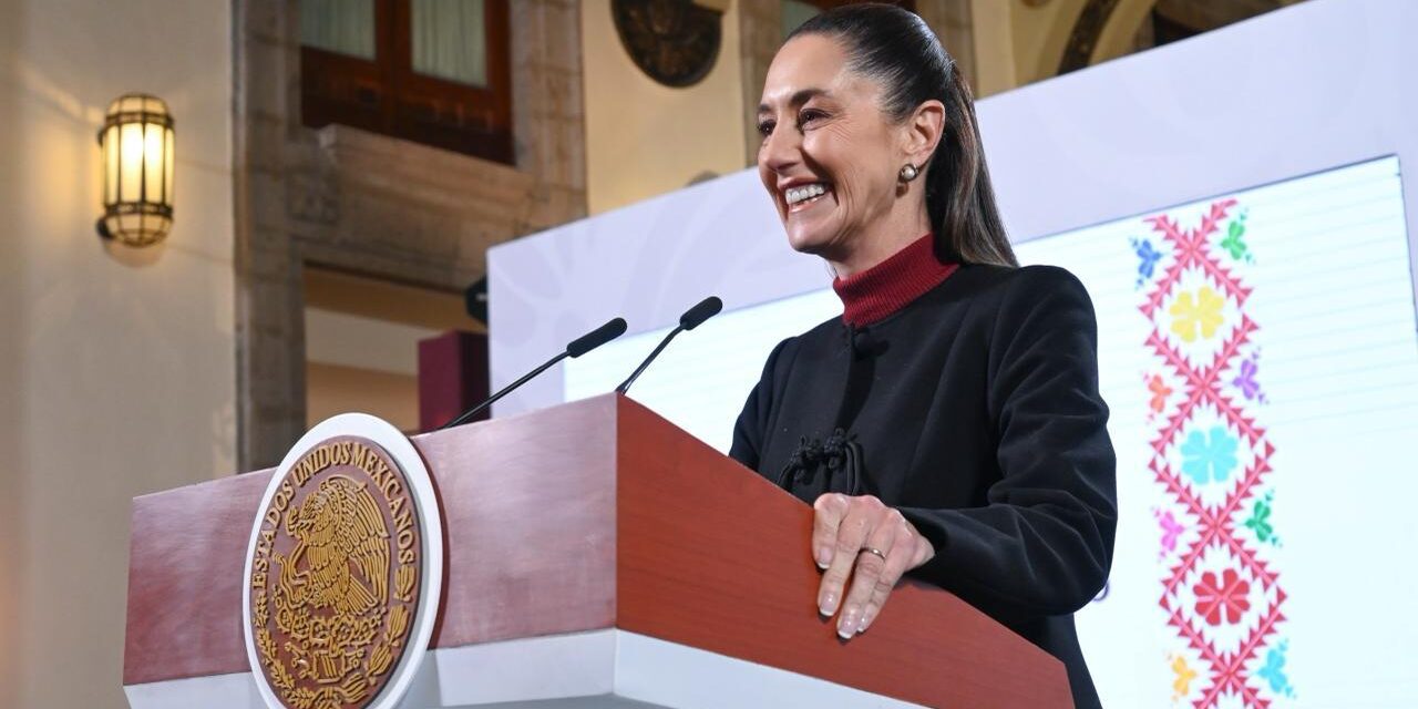 EL 3 DE ENERO INICIA ENTREGA DE NUEVAS TARJETAS DEL BANCO DEL BIENESTAR PARA PENSIÓN DE MUJERES Y EN FEBRERO PARA BECA RITA CETINA: PRESIDENTA DE MÉXICO