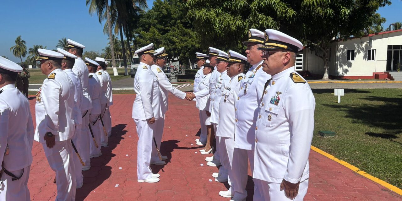 La Décima Zona Naval realiza Ceremonia de Entrega-Recepción del Mando de Armas