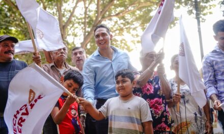 Héctor Santana arranca obra en San Ignacio y promete drenaje completo y una de las mejores canchas deportivas del país