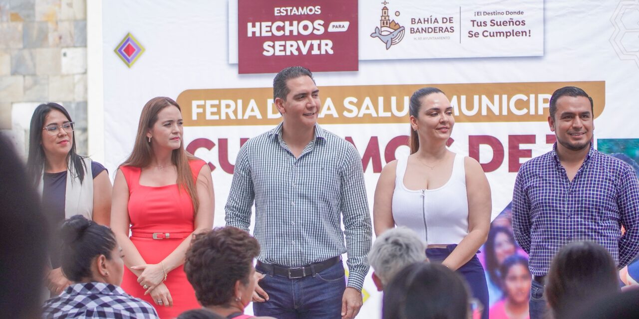 Héctor Santana lleva Feria de Salud a San José del Valle y anuncia acciones contra el dengue