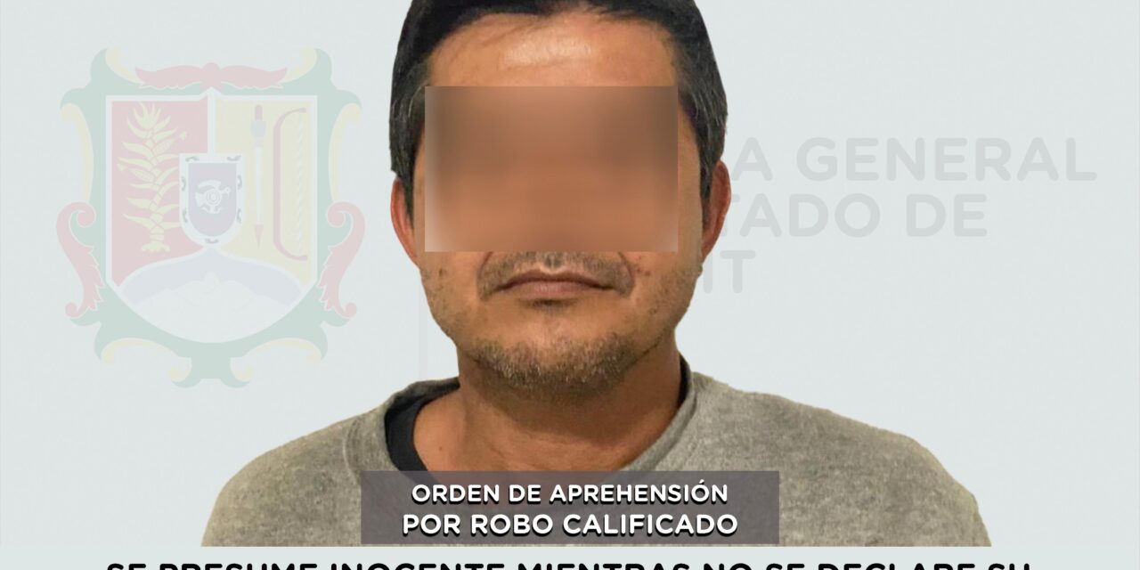 CAPTURADO EN ACAPONETA POR ROBO CALIFICADO