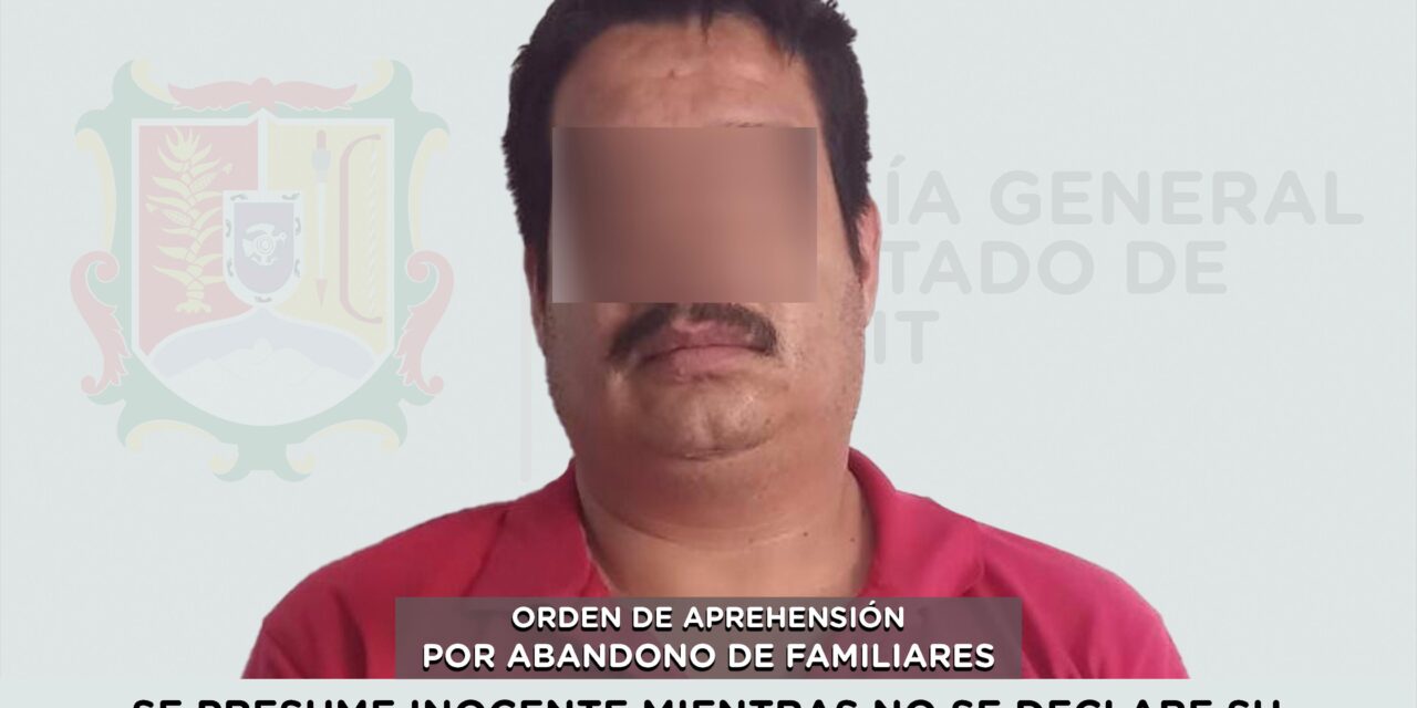 APREHENDIDO PRESUNTO RESPONSABLE DE ABANDONO DE FAMILIARES