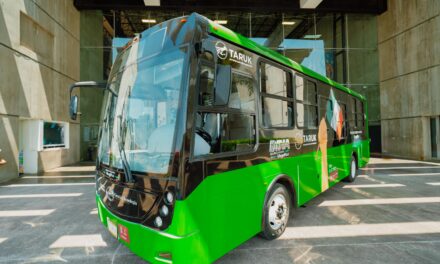 Presentan en Nayarit el primer autobús eléctrico 100% mexicano: Taruk