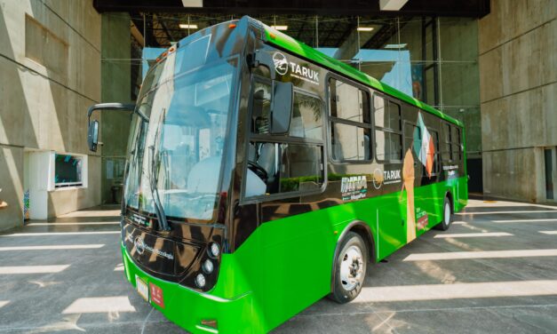 Presentan en Nayarit el primer autobús eléctrico 100% mexicano: Taruk