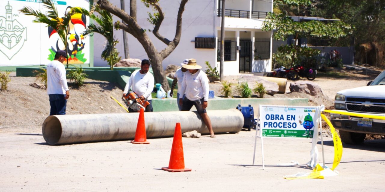 SEAPAL VALLARTA CONCLUYE REPARACIÓN DE LÍNEA DE LLENADO AL TANQUE EL MANGAL