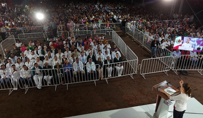 Presidenta supervisa el Hospital de Alta Especialidad del IMSS Bienestar que beneficiará a más de 670 mil personas en Nayarit