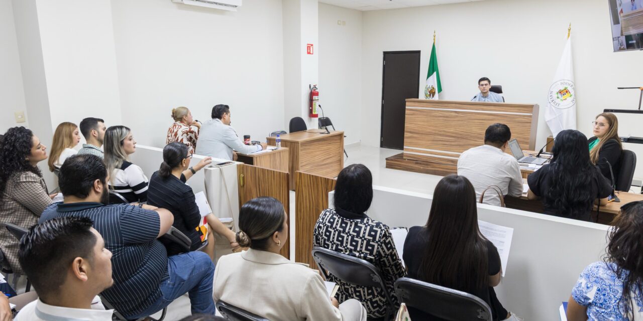 CONCLUYÓ MAESTRÍA EN ORALIDAD FAMILIAR Y CIVIL DEL PODER JUDICIAL DE NAYARIT CON SIMULACRO DE AUDIENCIAS