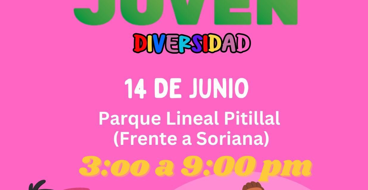 ¡VIVA LA DIVERSIDAD! BAZAR JOVEN EN EL PARQUE LINEAL ESTE SÁBADO