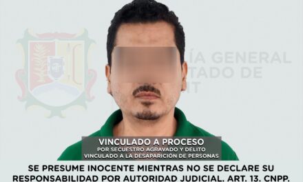 VINCULADO A PROCESO POR SECUESTRO AGRAVADO Y DELITO VINCULADO A LA DESAPARICIÓN DE PERSONAS