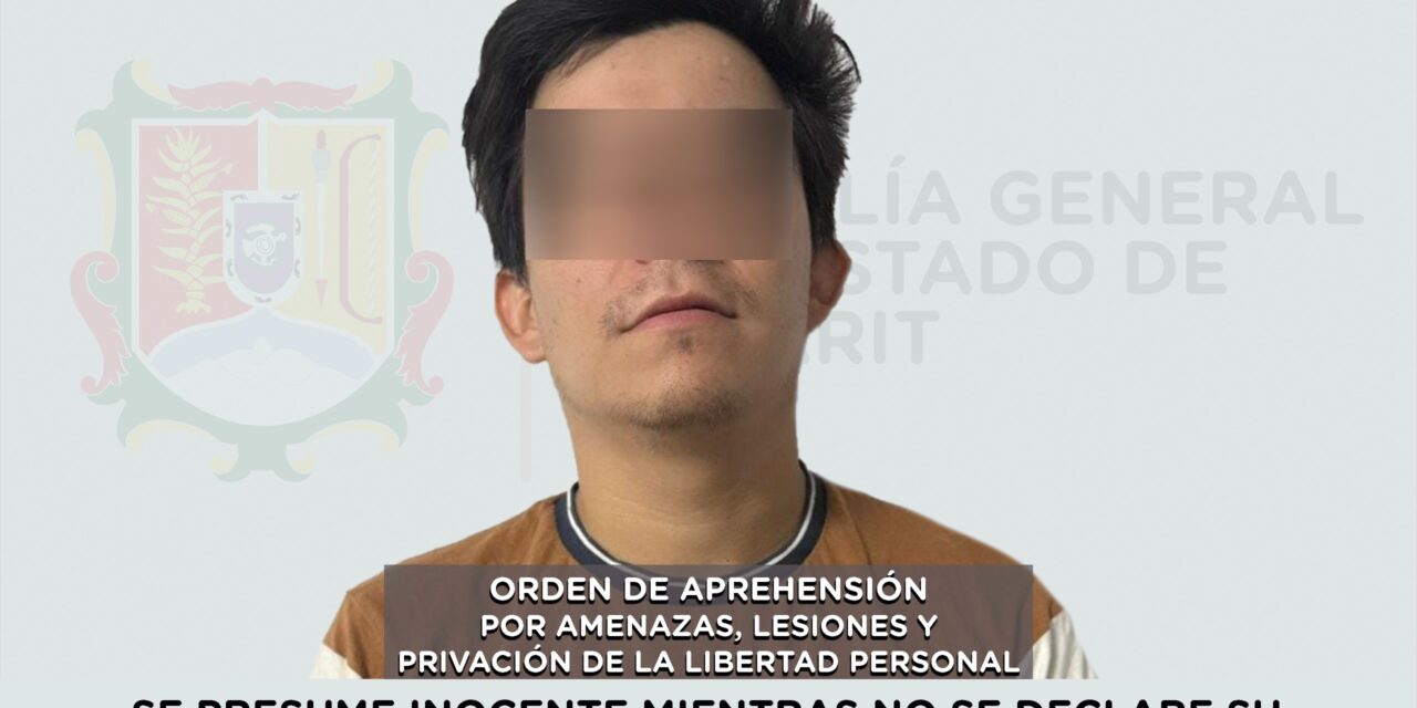 📢 #Boletín | APREHENDIDO POR AMENAZAS, LESIONES Y PRIVACIÓN DE LA LIBERTAD PERSONAL