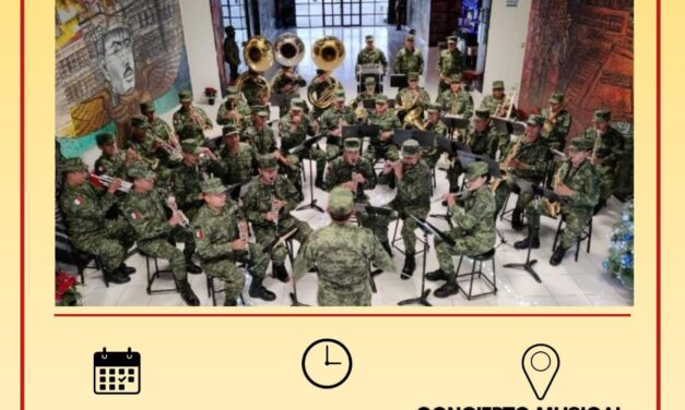 La Banda de Música de la V Región Militar llega a Tepic con dos grandes presentaciones gratuitas